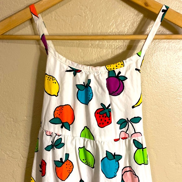 Hanna Andersson Fruit Tank Style Long Maxi Dress Girl’s Size 6-7 120cm - Picture 2 of 10